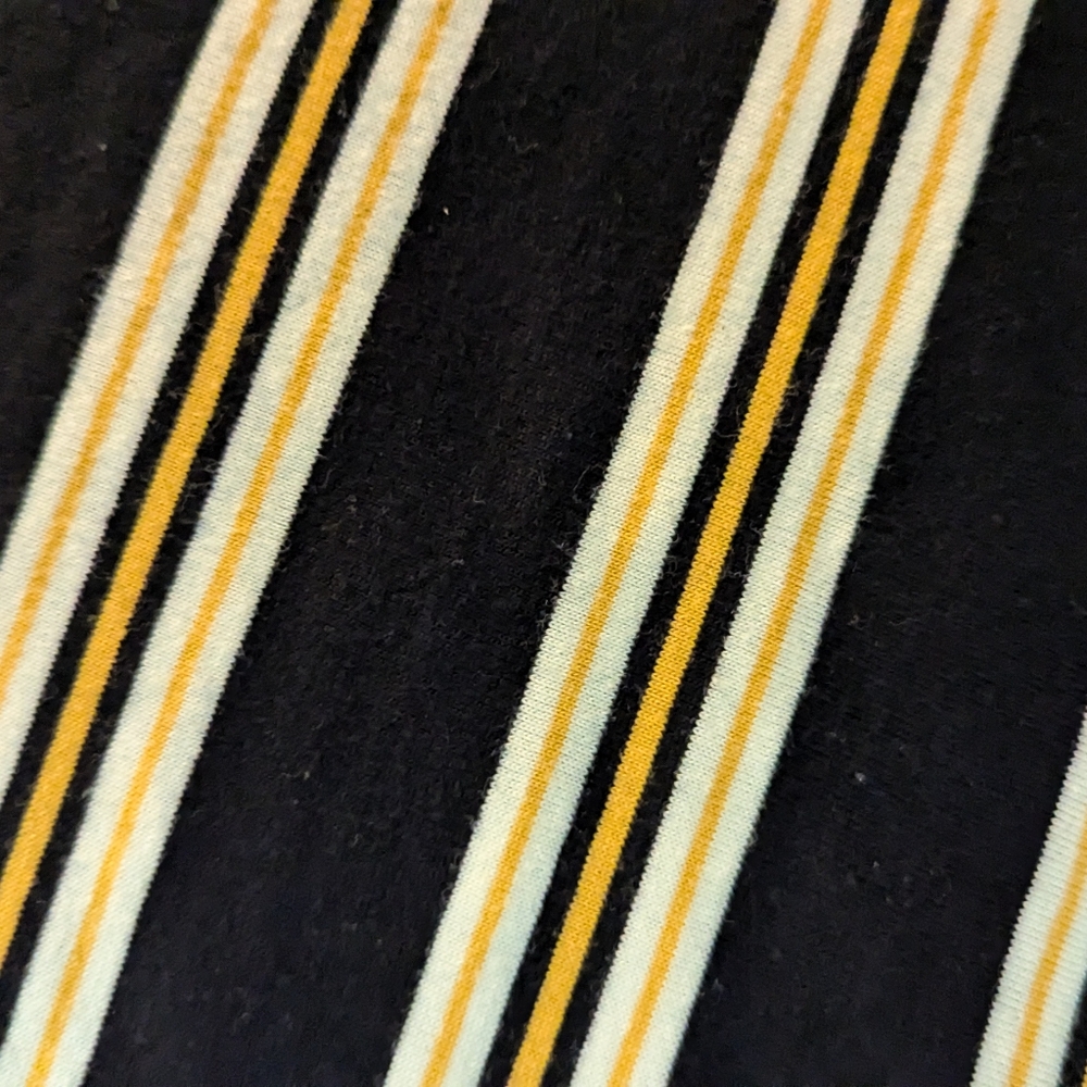 Yellow White Black Striped Tee - Picture 4 of 7